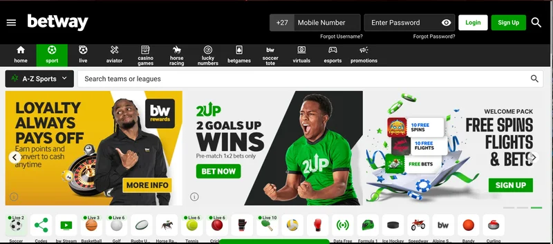 Betway Casino - Interfaz y juegos disponibles en México